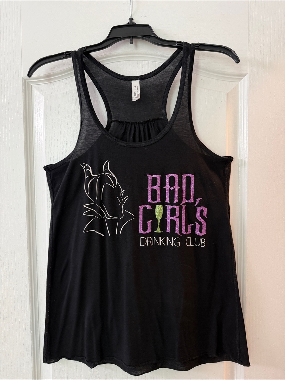 Disney Bad Girls Drinking Club Women's Black Graphic Tank Top